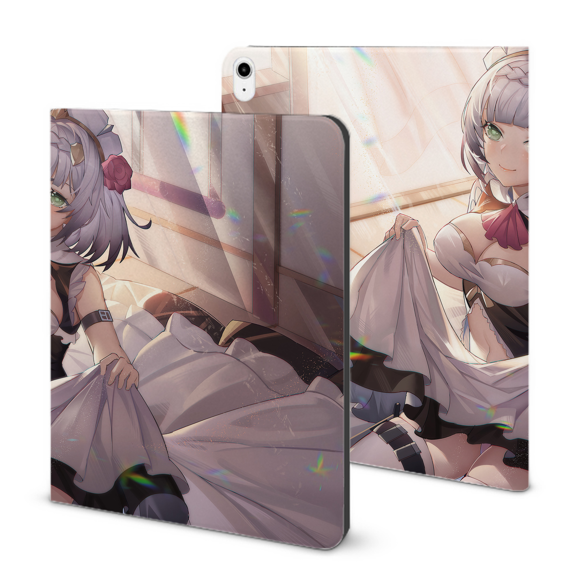 げんし神 genshin IPadケース ペンホルダー付き ブックスタイルデザイン